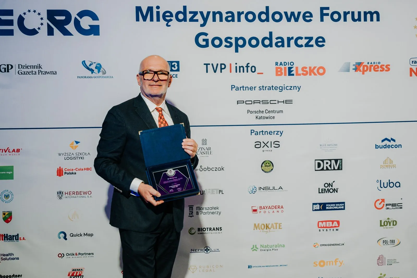 Krzysztof Błania z nagrodą Championa Biznesu